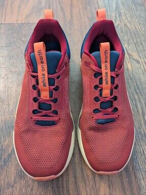 While On Earth Men's Move Trainer, Beet/Oat Sz.10 43 EU